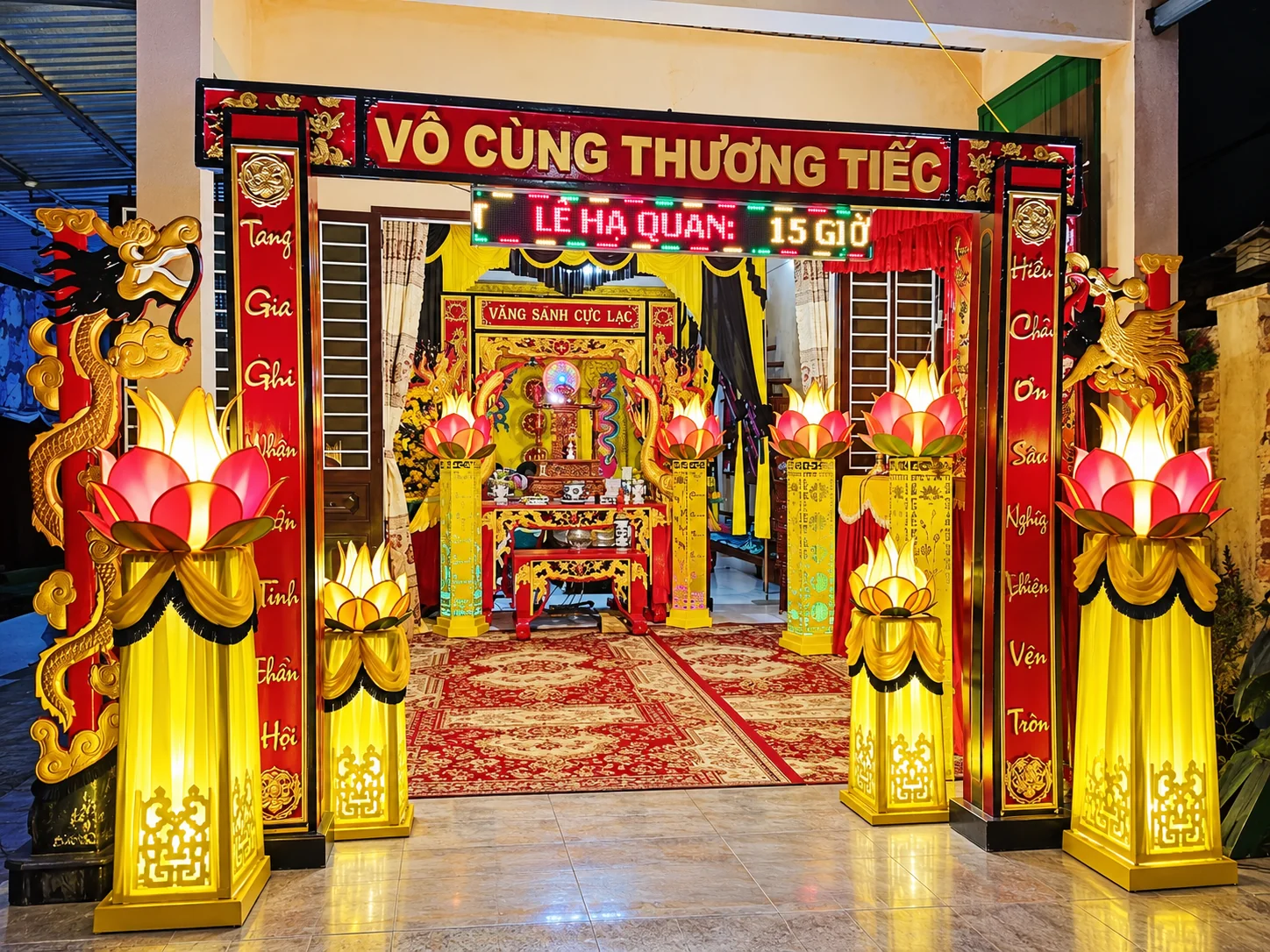 Không gian nghi lễ tang tại Quảng Ngãi